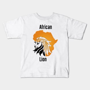 African lion Kids T-Shirt